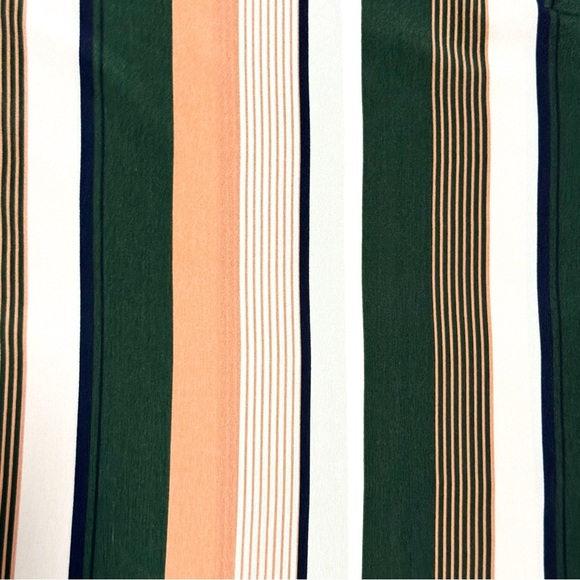 SHEIN Curve 3XL Striped Colorblock Blouse Top – Fall Colors, Multicolor - Picture 5 of 12